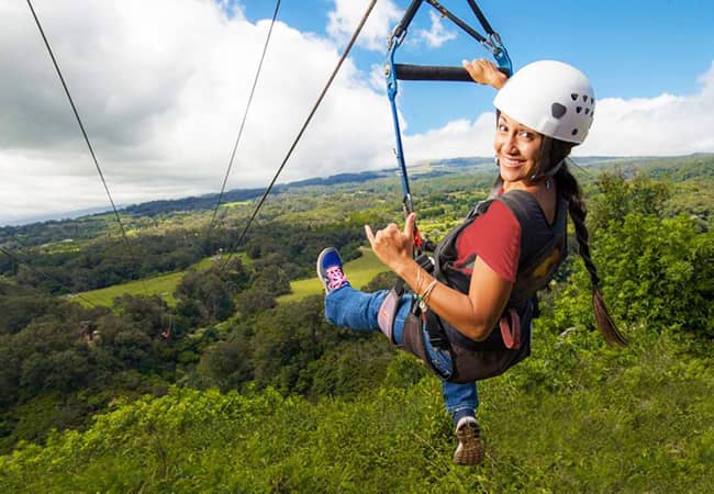 Via Piiholo Ranch Zipline