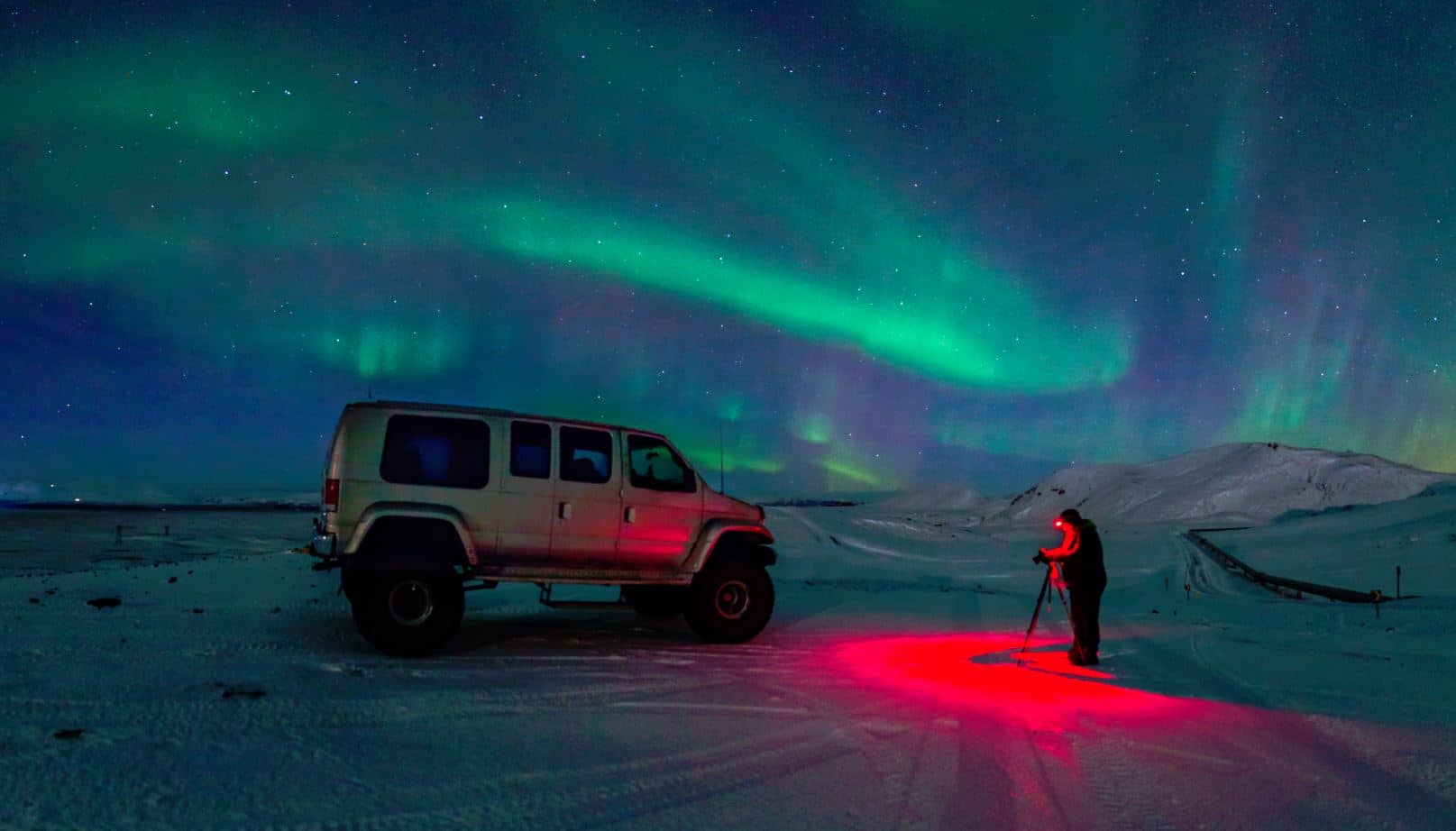 See the aurora in Reykjavik.