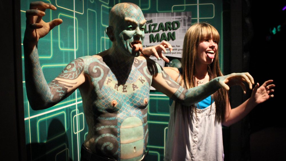 The Lizard Man at Ripley's Believe it or Not! Odditorium