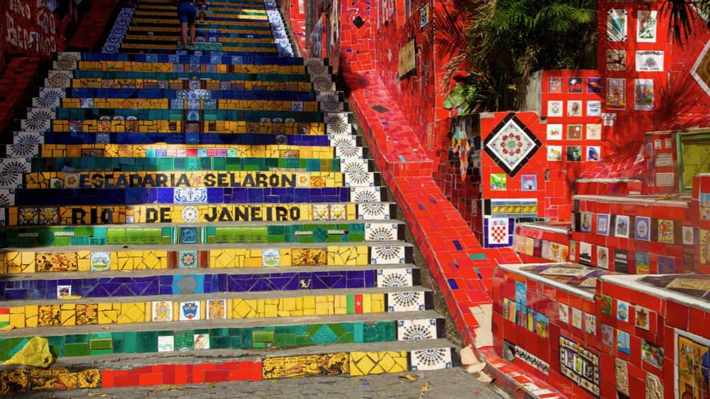 Selaron Steps in Rio de Janeiro Brazil