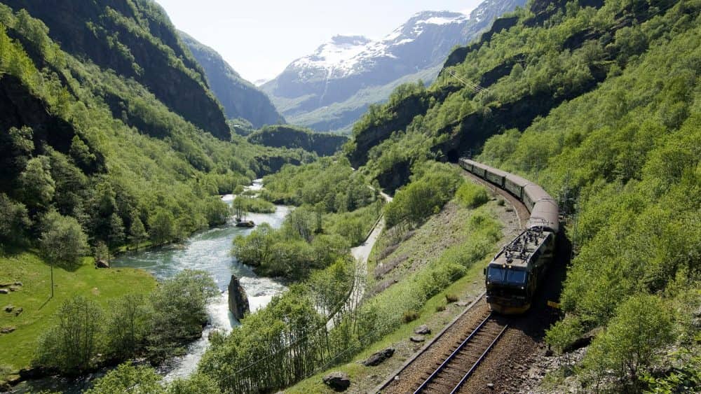 Slow TV train ride from Bergen to Oslo