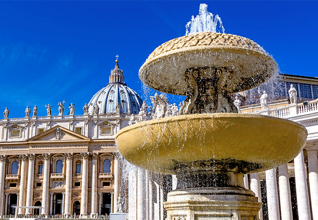 Day view of St. Peter’s Basilica in Rome