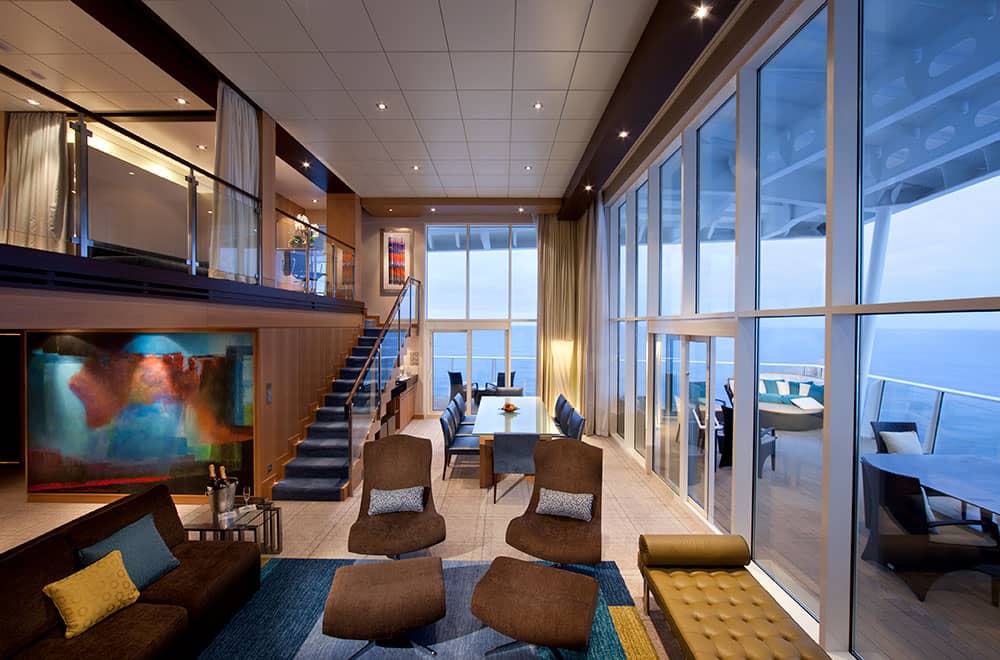 Two-floor Royal Suite at Allure of the Seas The onboard experience at the Royal suite