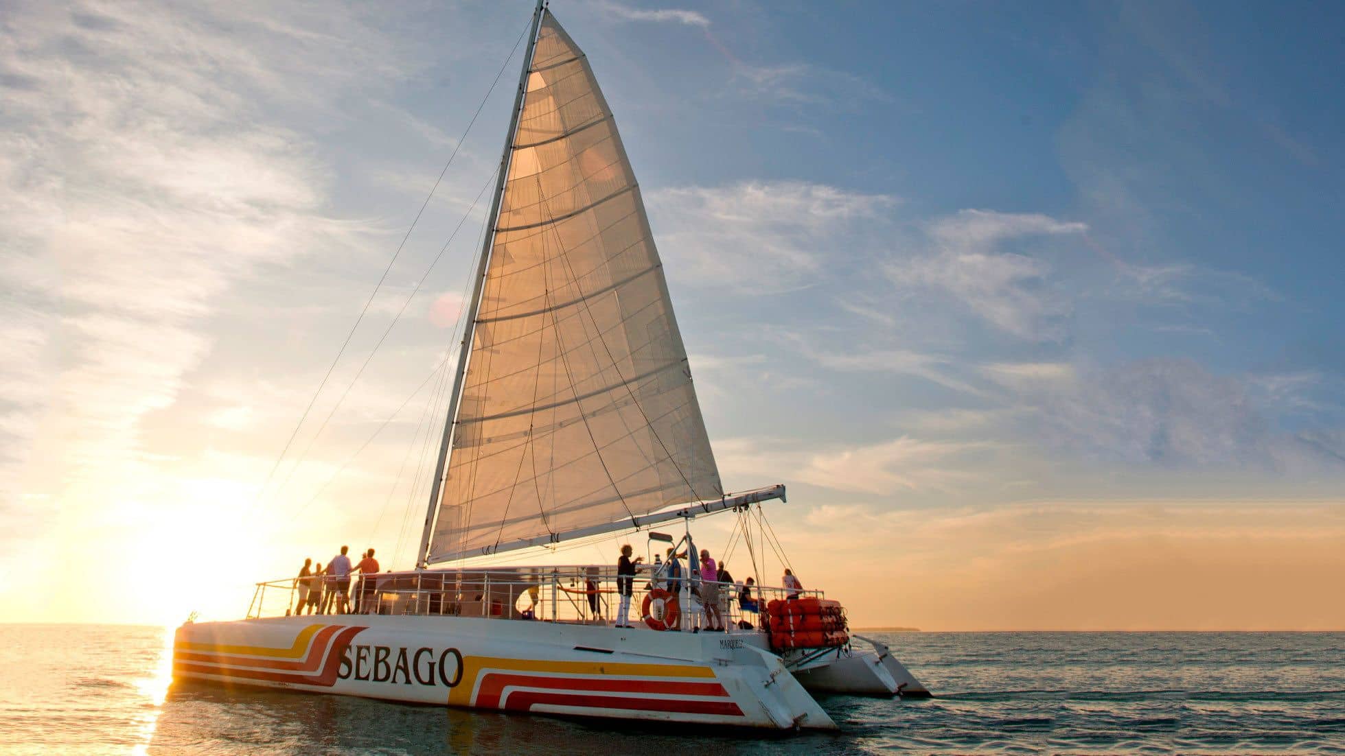 Sunset Sail in Key West at the end of an East Coast road trip