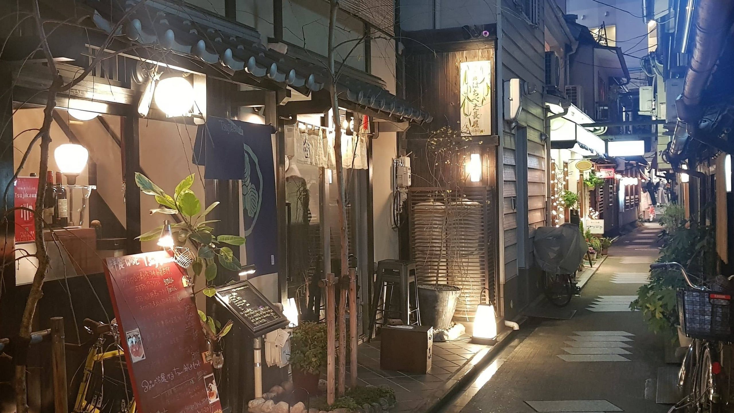 The lantern lit streets of Gion