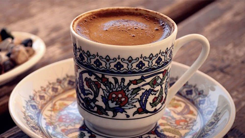 Cup of Turkish coffee in Istanbul