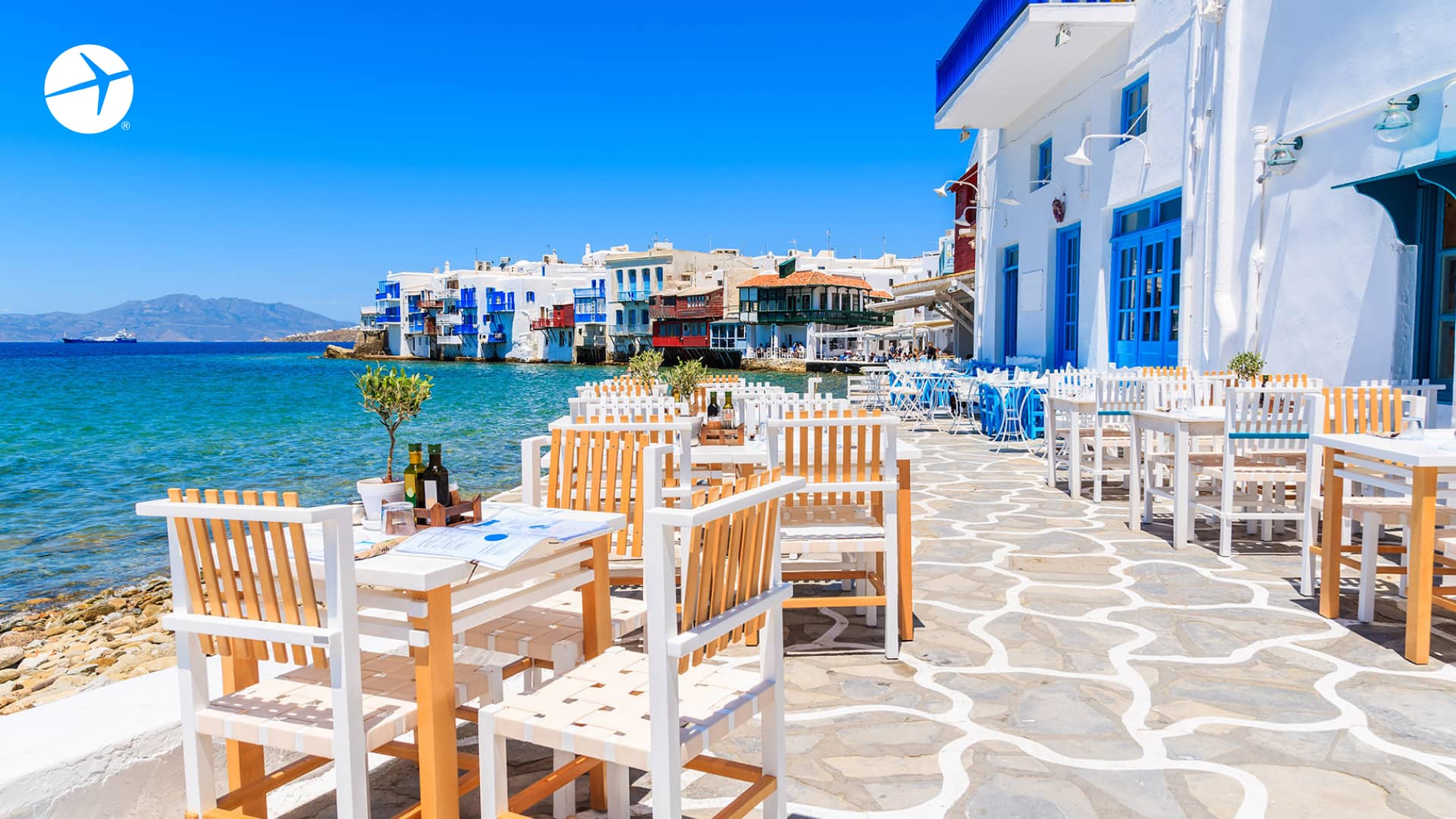 Mykonos Greece Zoom background