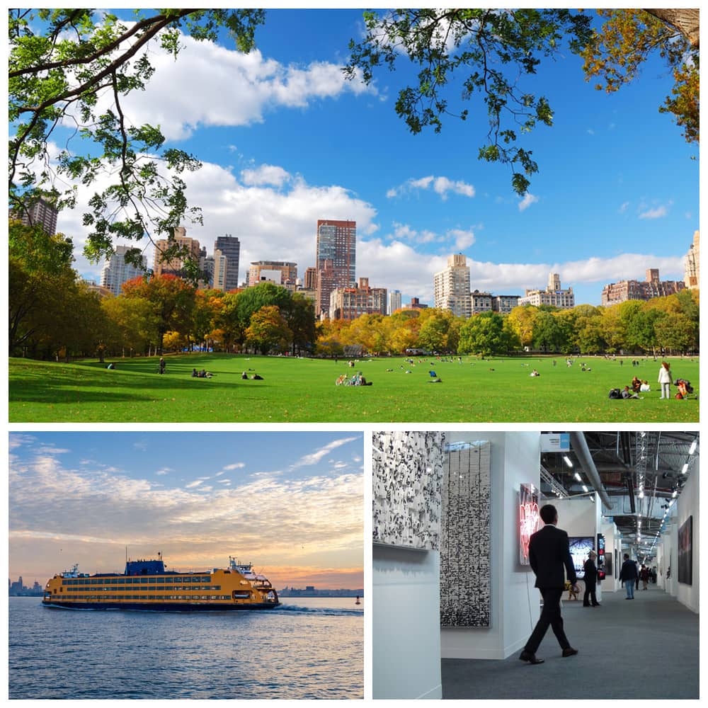 It's easy to find free things to do in New York with kids Best free things to do with kids in New York, including Central Park, Staten Island Ferry, and the various art museums.