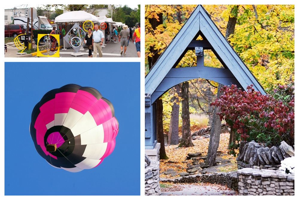 Hot air balloons and art festivals are just a few of the FOMO activities in Bloomington. 