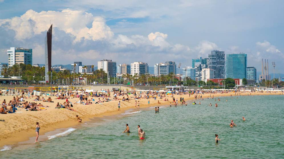 Bogatell Beach Barcelona