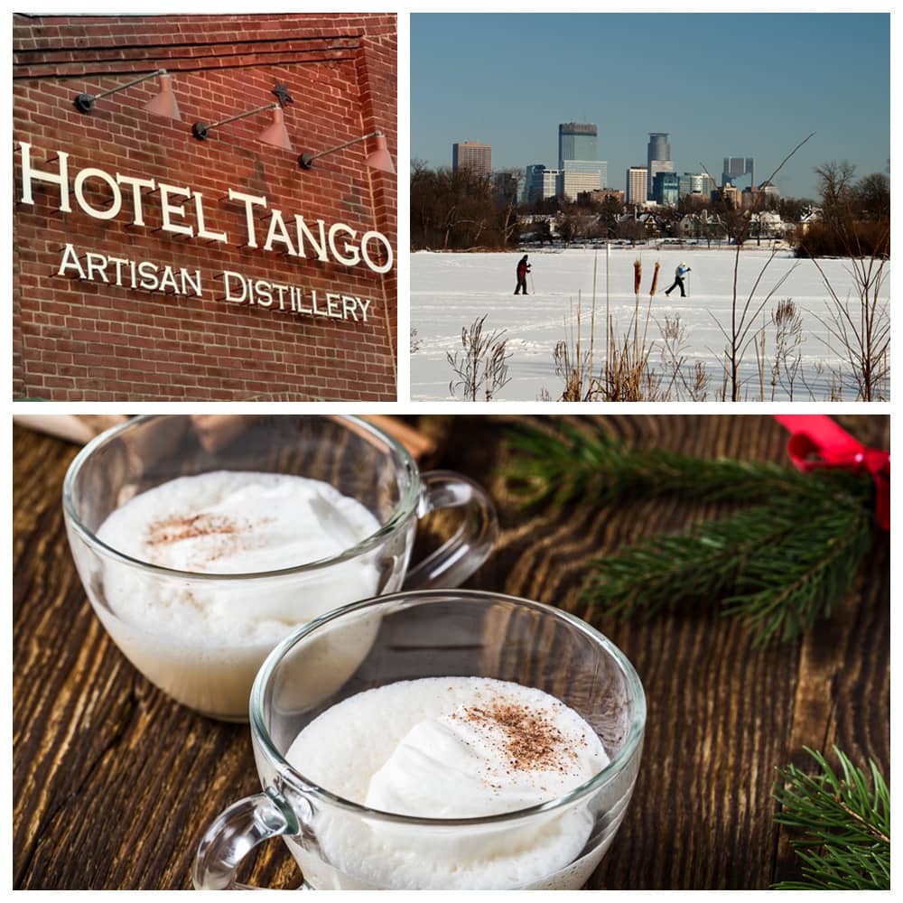 Spicy eggnog, a vintage distillery in Indianapolis, and the snow-covered Minneapolis