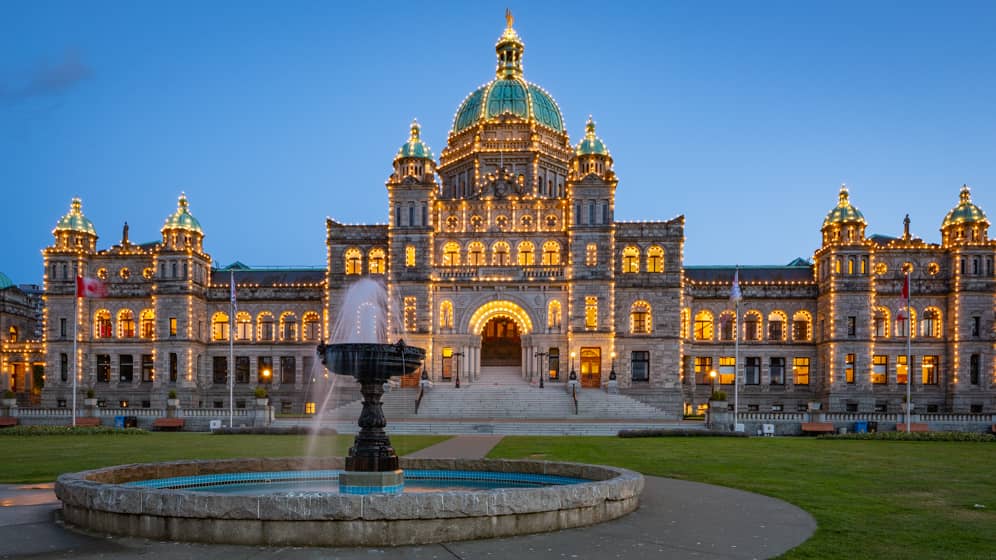 explore historic parliament buildings vancouver island