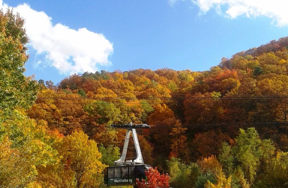 Fall season in Ober Gatlinburg Fall season in Ober Gatlinburg