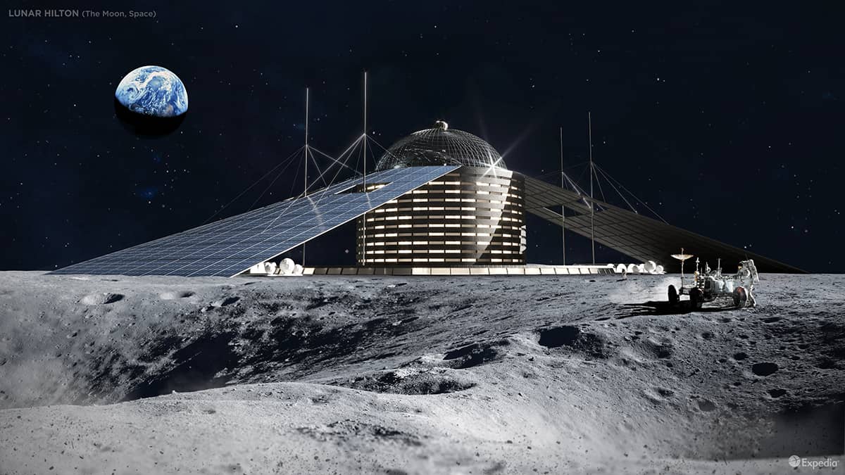 The most amazing hotel on earth is actually on the moon