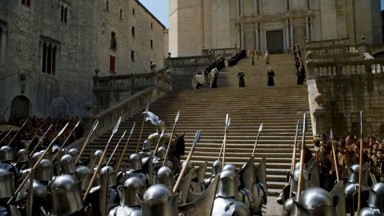 Scene from Game of Thrones, Season 6.