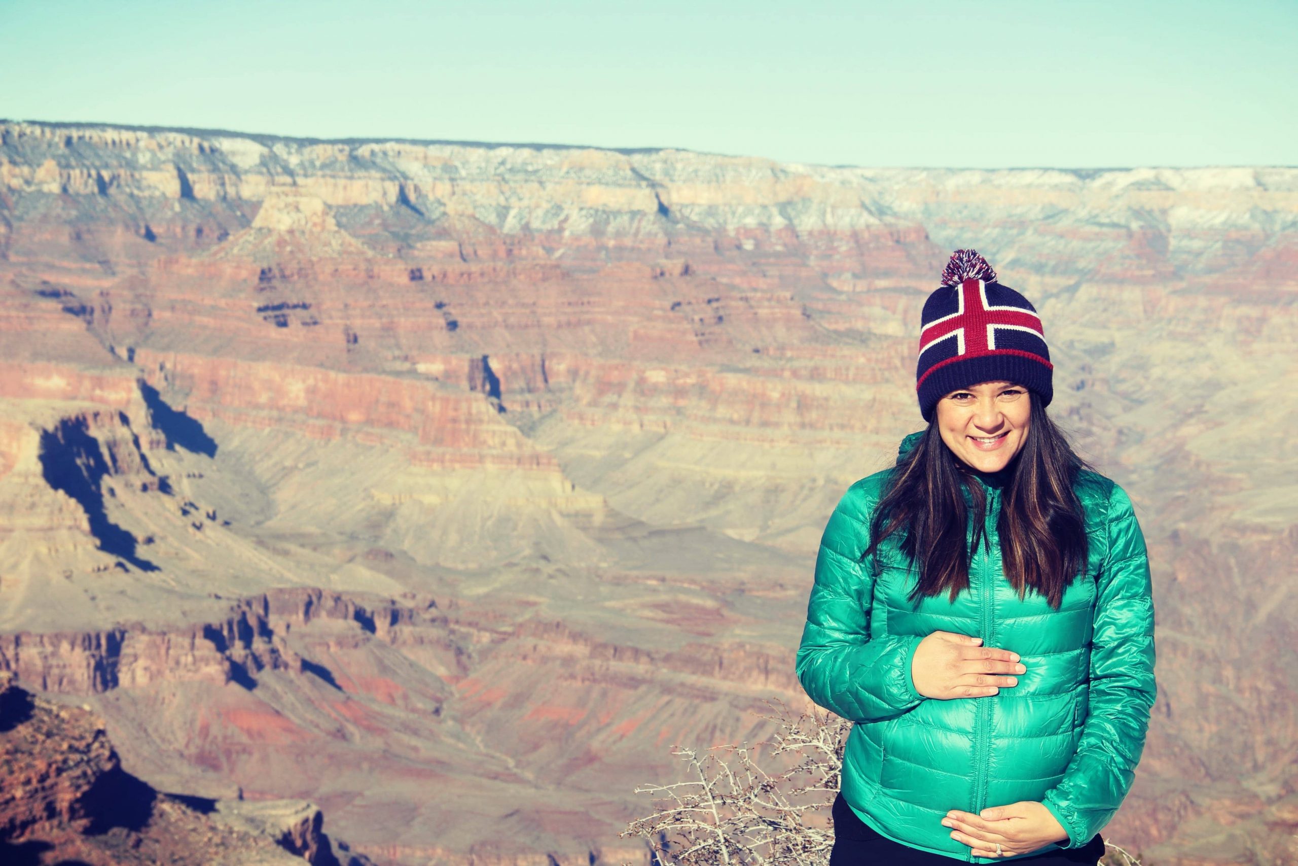 Our five month bump at the Grand Canyon