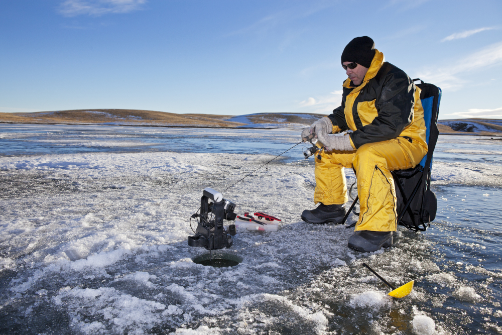 ice fishing