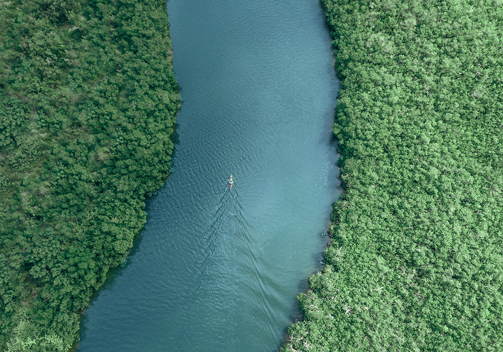 Kayak in the Nichupte Lagoon in Cancun