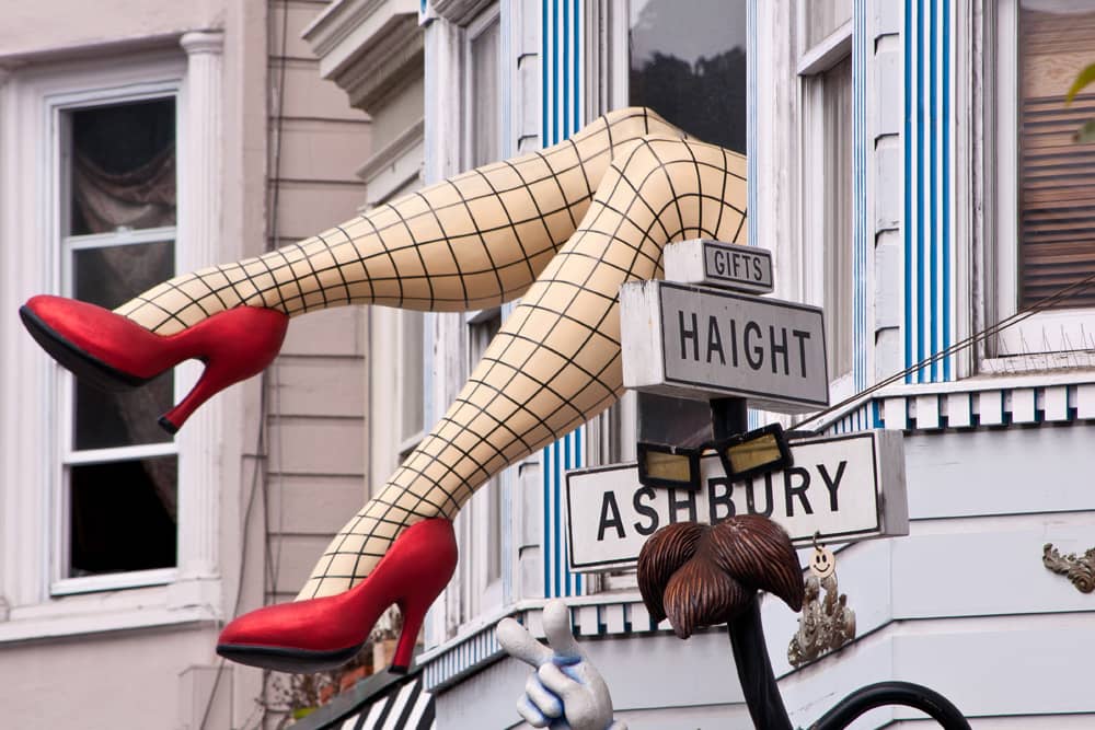 Haight-Ashbury is one of the best neighborhoods to stay in for Outside Lands in San Francisco