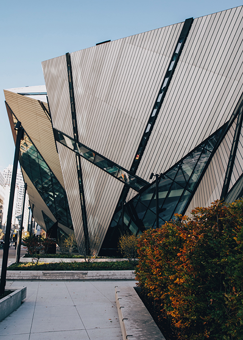 A view of the ROM in Toronto