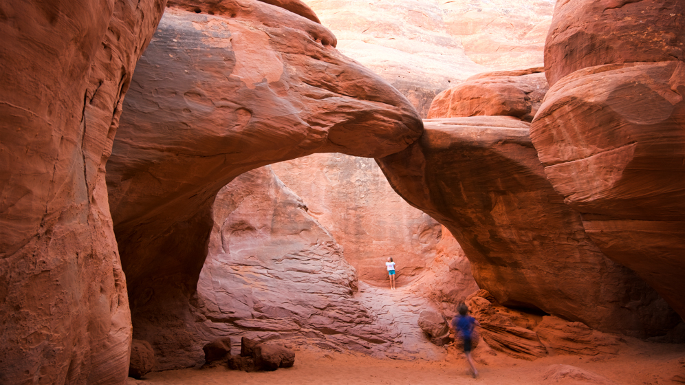 Sand Dune Arch Trail - Arches National Park, Utah