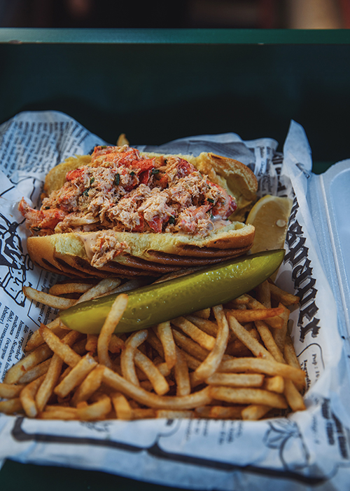 A St Lawrence Market sandwich in Toronto