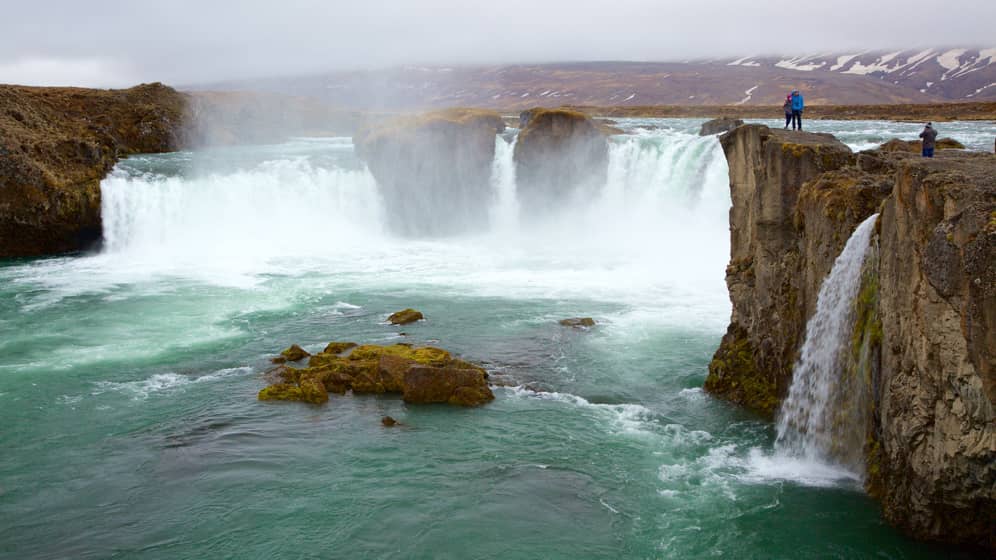 sightseeing godafoss the waterfall of the gods iceland