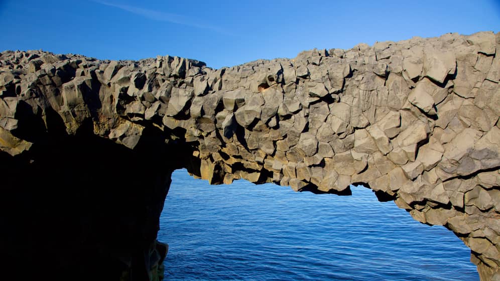 spectacular views and the natural arch at dyrholaey