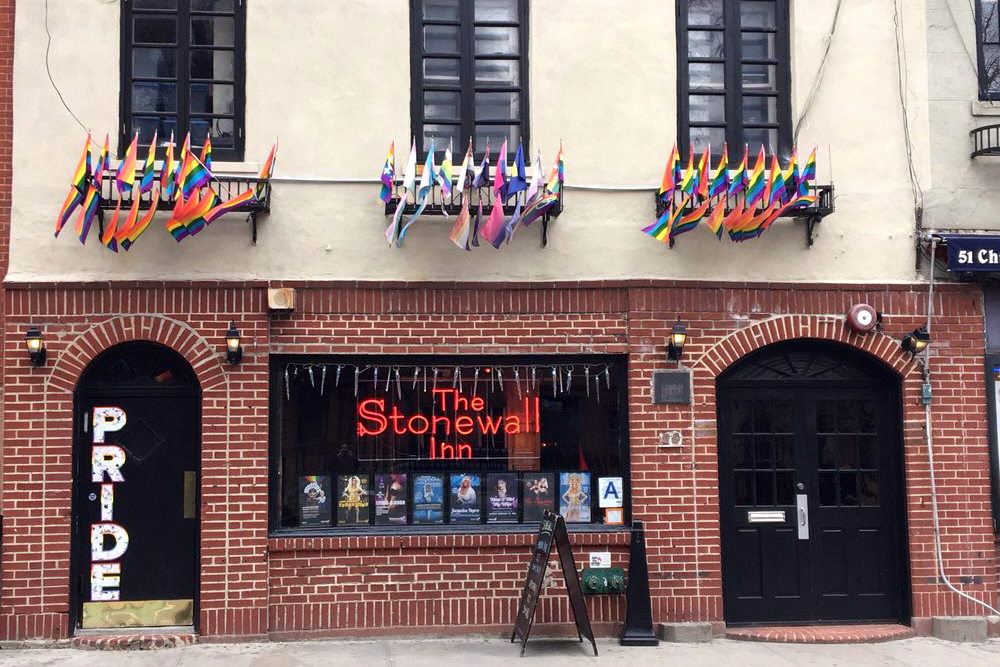 facade of the famous stonewall inn in new york city