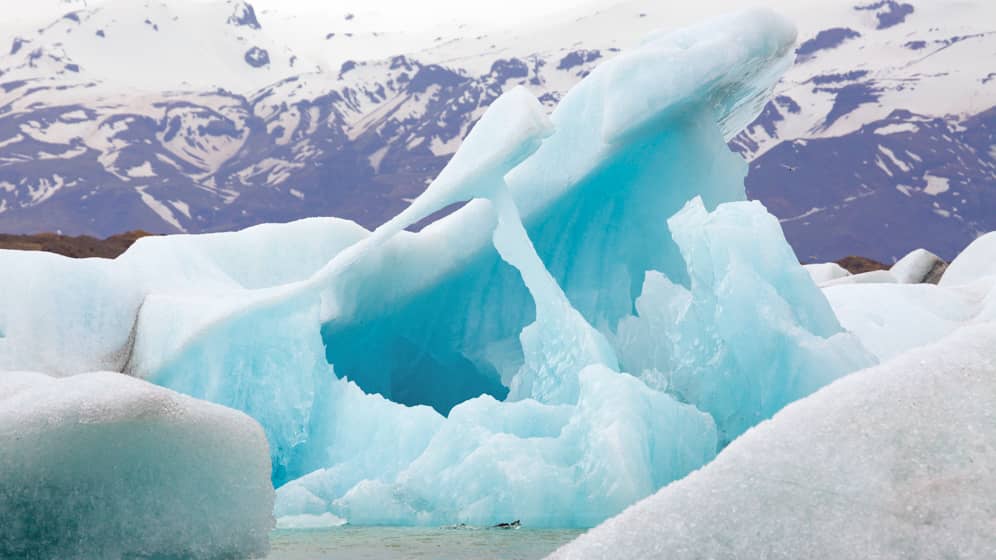 take a boat tour at jokulsarlon glacier lagoon