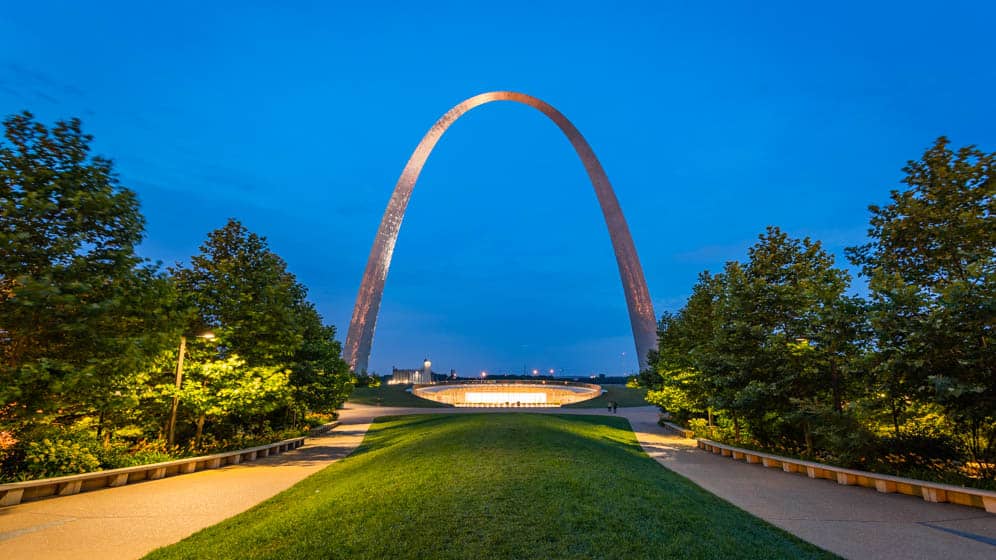 The Gateway Arch Downtown St. Louis