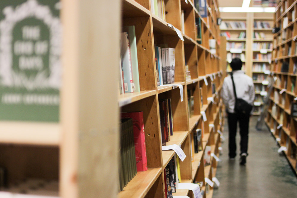 Powell's Books, a top stop during a bachelor party weekend in Portland