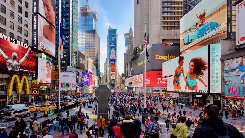 New York City has many photo-worthy places, including Times Square