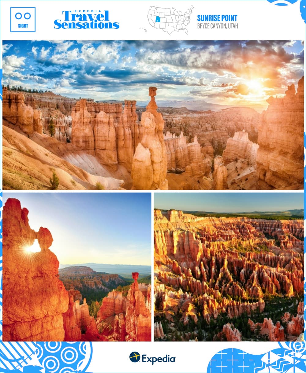 aerial shots of Bryce Canyon, Utah