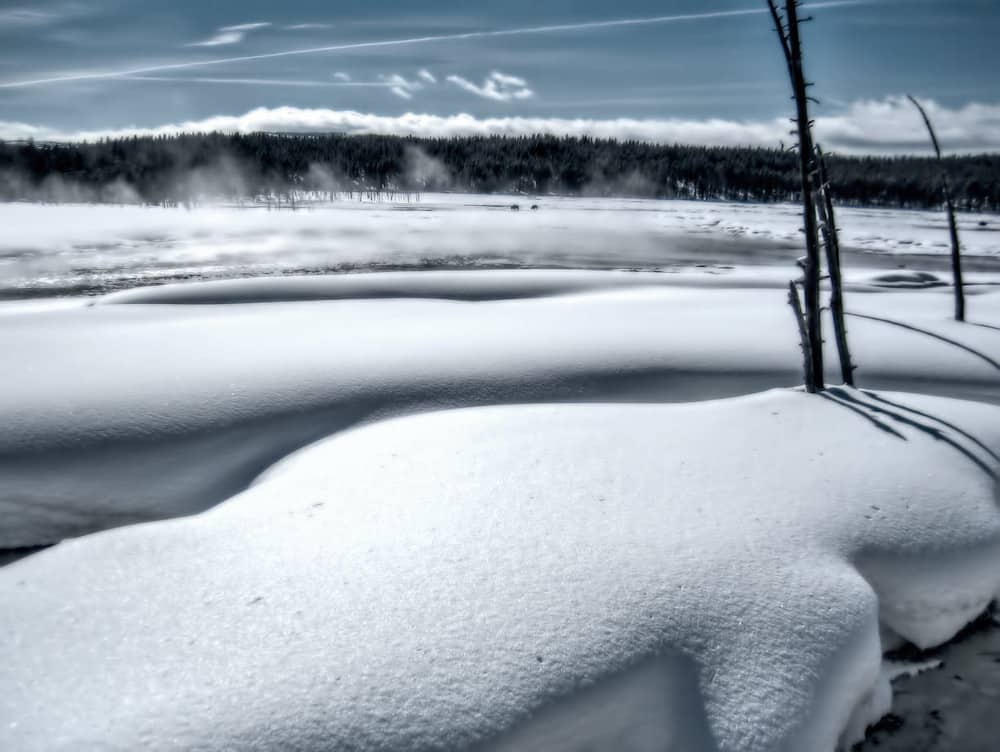 yellowstone in winter