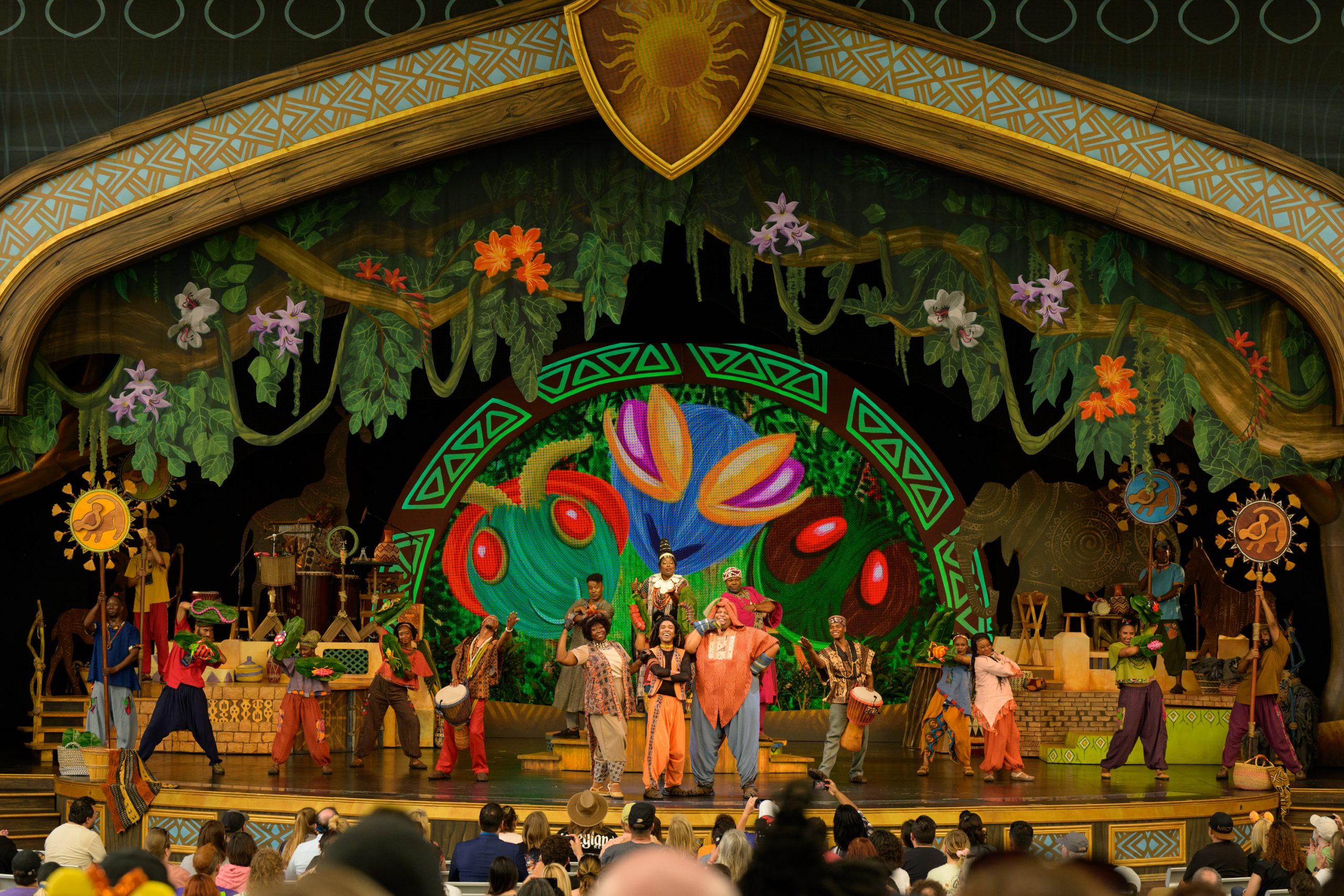 Tale of the Lion King show at Disneyland Resort
